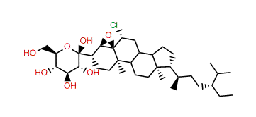 1-(6alpha-Chloro-4beta,5beta-epoxy-5beta-stigmast-3beta-yl)-beta-D-glucopyranoside